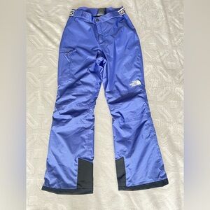 The North Face Purple and Black Snow Pants